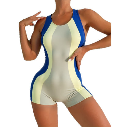 One-Piece Square Leg Swimsuit Sexy