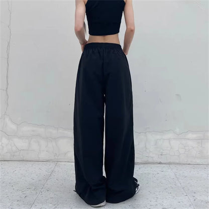 Loose Joggers Pants Women Cargo Pants Vintage Streetwear Hip Hop Y2k Baggy Wide Leg Sweatpants Casual Pockets Fashion Trousers