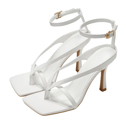 Brown Sandalias De Mujeres Open Toe  Heel
