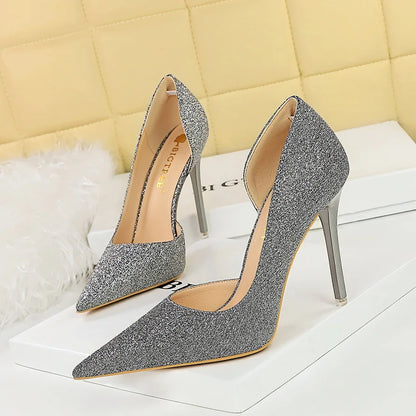 Sequin Pumps