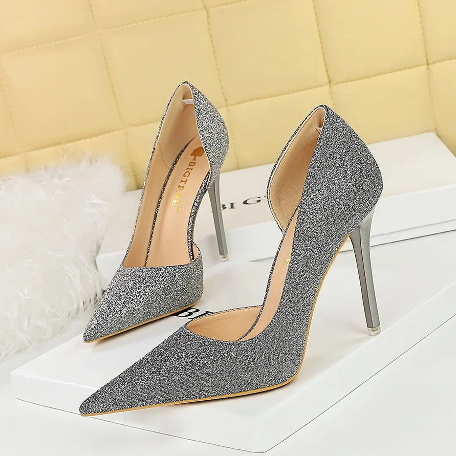 Sequin Pumps