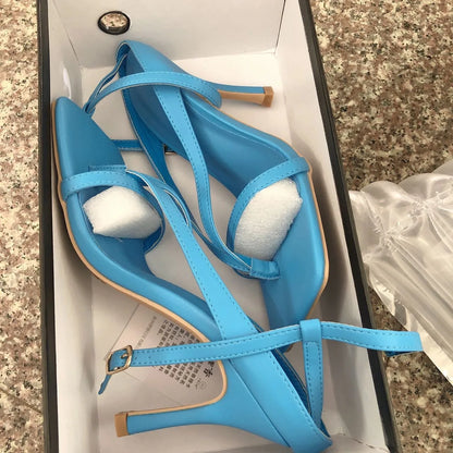 Toe Thong Heels Sandals