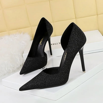 Sequin Pumps