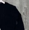 One Size Short Fried Dough Twists Sweater Wear New High Waist Round Neck Pullover Slouchy Long Sleeve Striped  Top