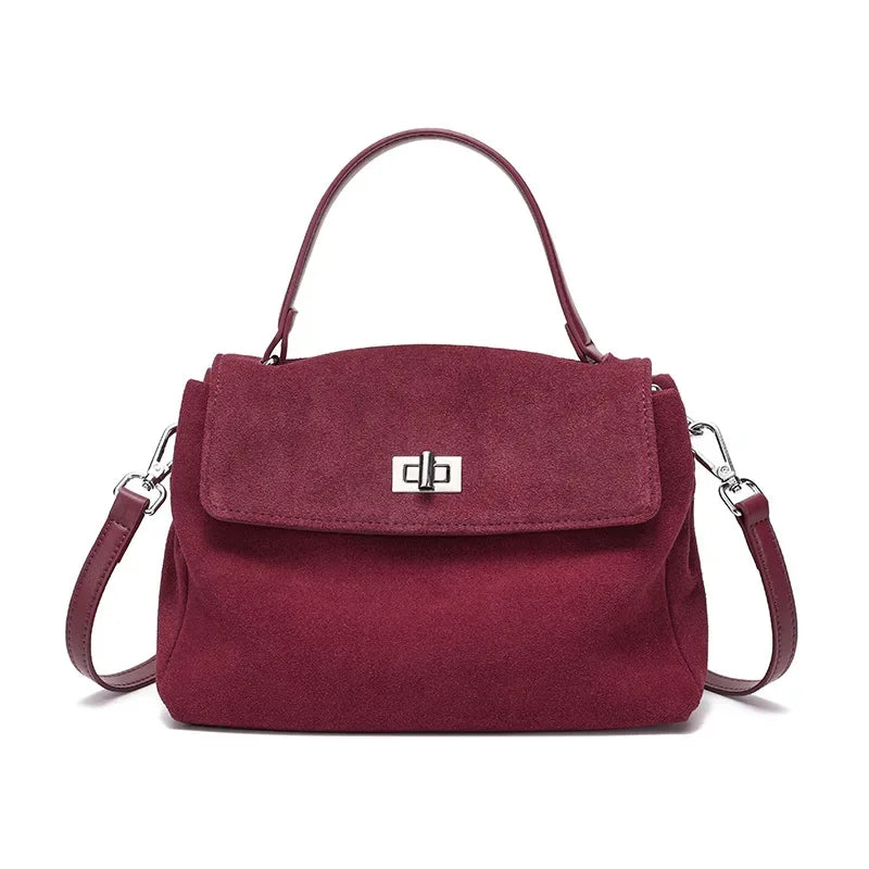 Genuine Grade Leather Women's Shoulder Crossbody Bag Luxury Designer Brand Commuting Messenger Bag for Woman Handbag Female Tote
