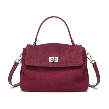 Genuine Grade Leather Women's Shoulder Crossbody Bag Luxury Designer Brand Commuting Messenger Bag for Woman Handbag Female Tote