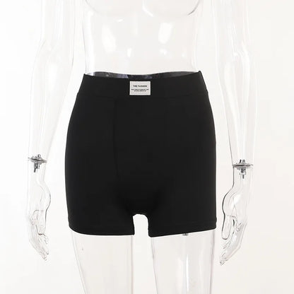 Round Neck Long sleeved Shirt and  Shorts Two piece Set
