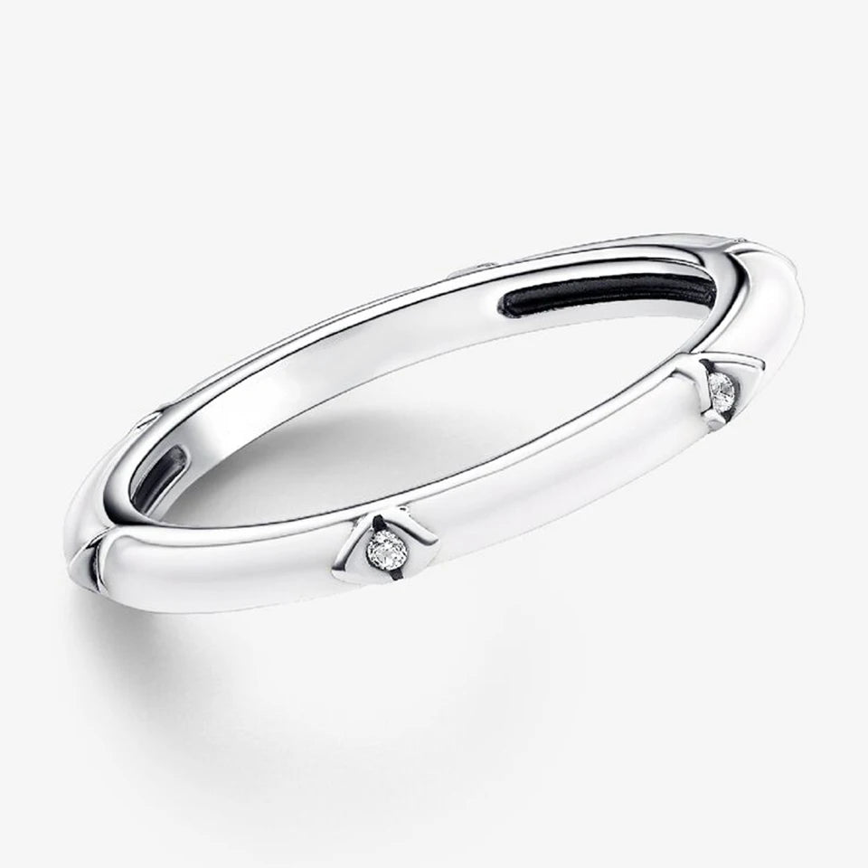 2026 New 925 Silver Love Double Layer Rose Wrong Circle Princess Noble Bow Crown Ring Exquisite DIY Charm Jewelry Gift