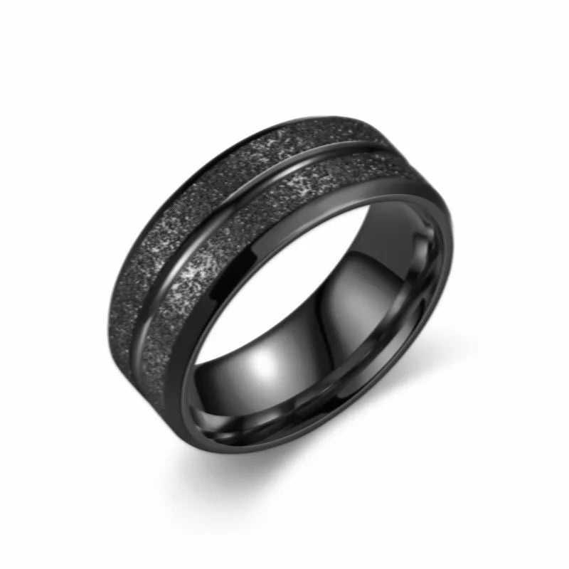 Square Zircon Stainless Steel Couple Ring For Women and Men Romantic Engagement Wedding Party Jewelry Female