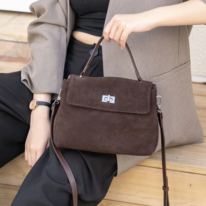 Genuine Grade Leather Women's Shoulder Crossbody Bag Luxury Designer Brand Commuting Messenger Bag for Woman Handbag Female Tote