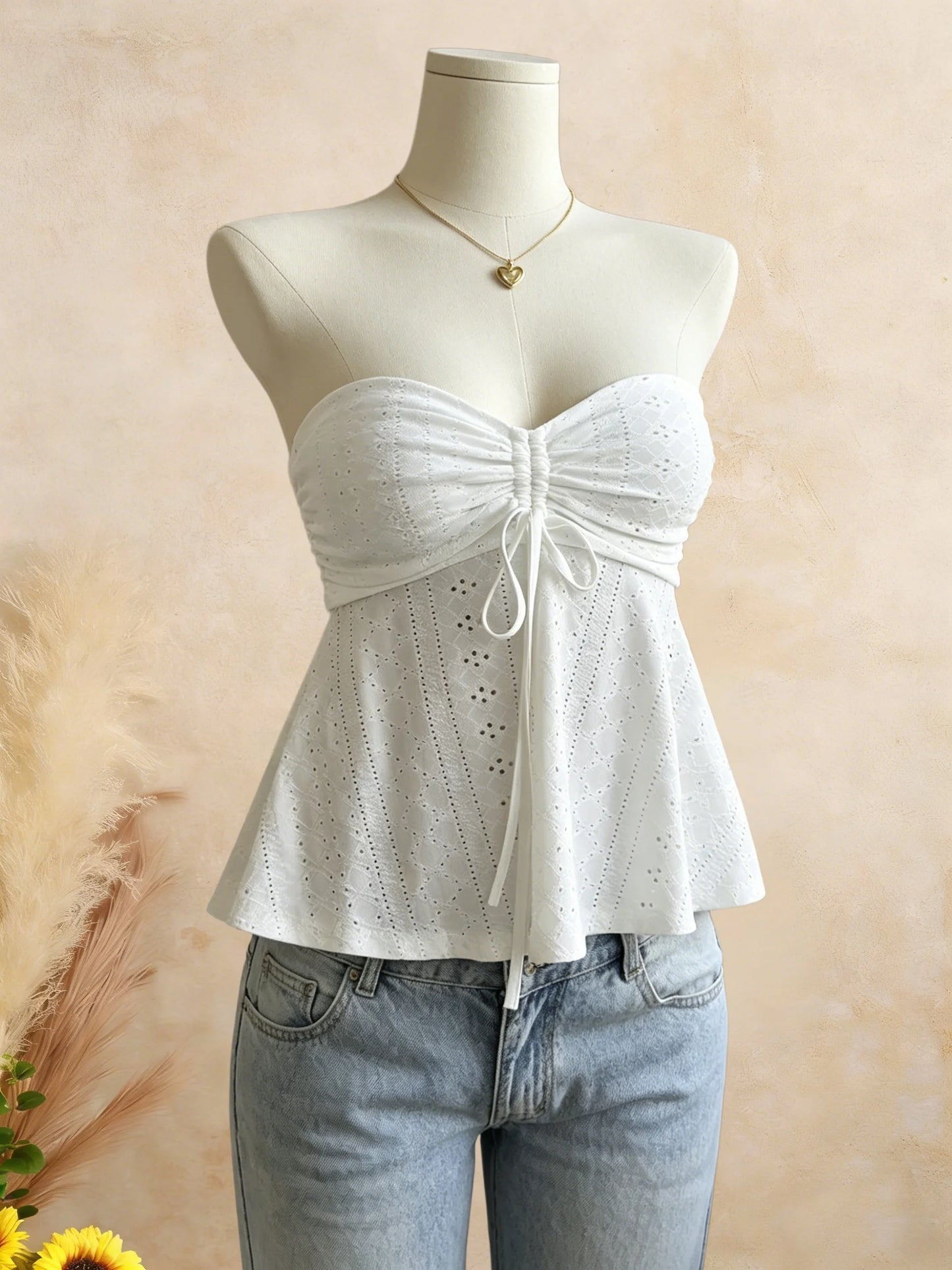 Lace Tube Top
