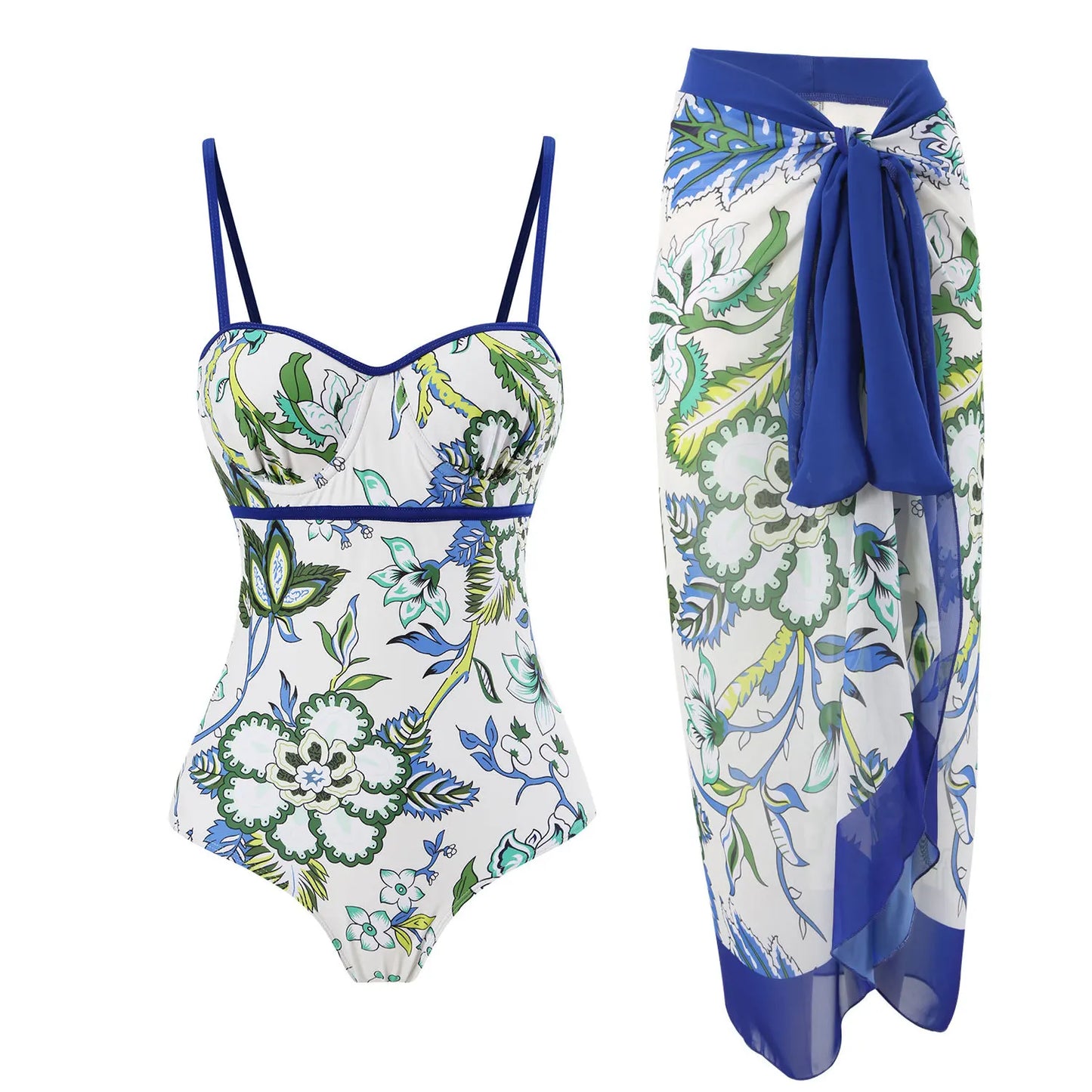 2026 New Arrival Push Up Women Bikini Set Floral Printed Ruffle Bikinis Strappy Bandage Swimwear Brazilian Biquini Bathing Suit
