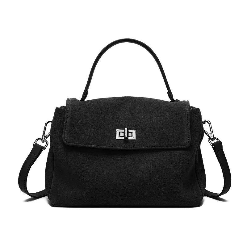 Genuine Grade Leather Women's Shoulder Crossbody Bag Luxury Designer Brand Commuting Messenger Bag for Woman Handbag Female Tote