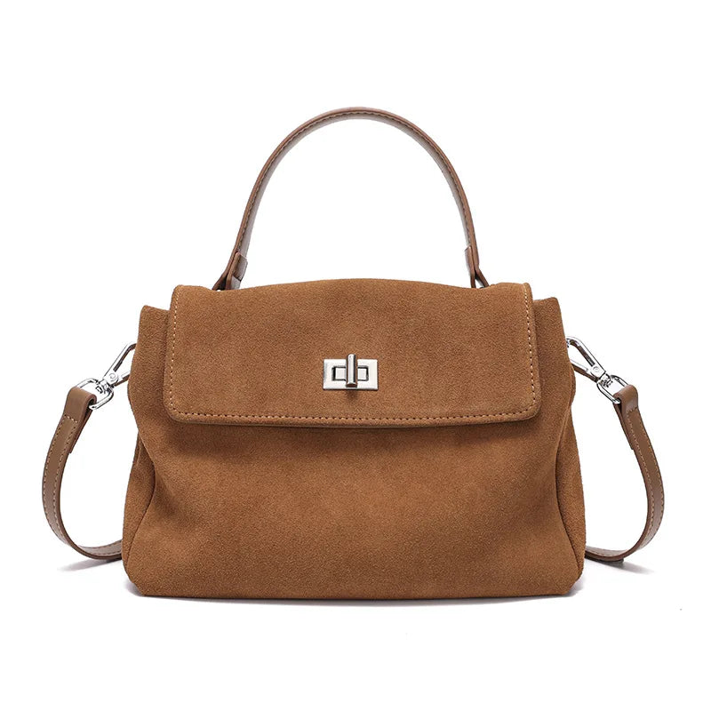 Genuine Grade Leather Women's Shoulder Crossbody Bag Luxury Designer Brand Commuting Messenger Bag for Woman Handbag Female Tote