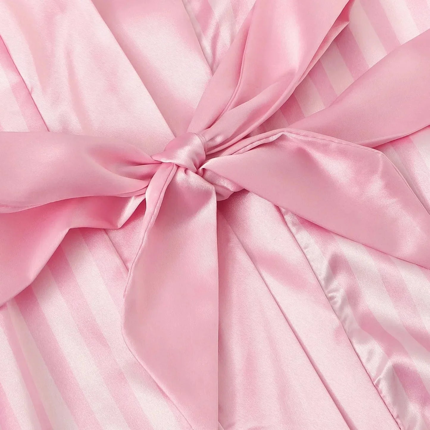 Pink Silk Robe