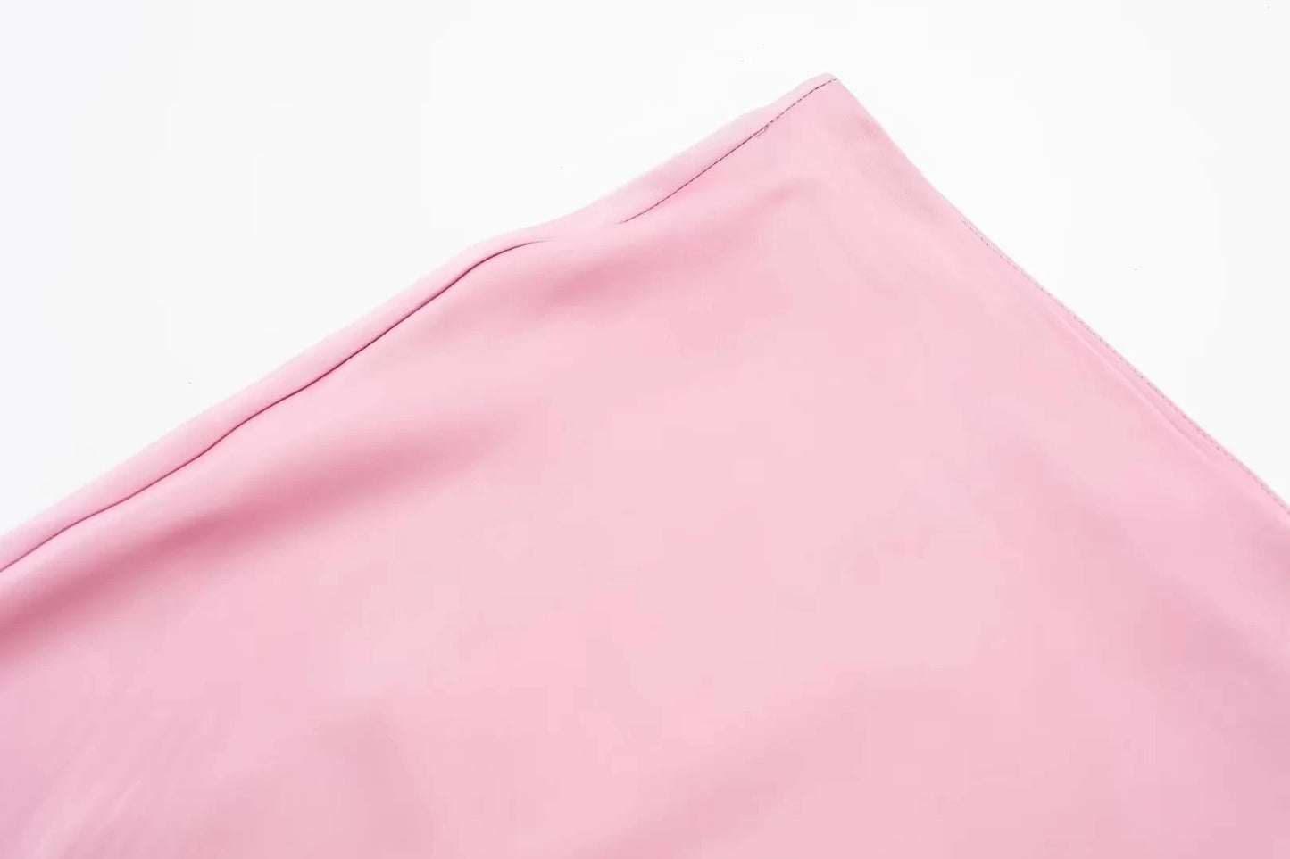 HH 2024 Y2K Casual Women Long Skirt Spring Elastic High Waisted A-Line Casual Female Satin Skirts High Street Lady Skirts