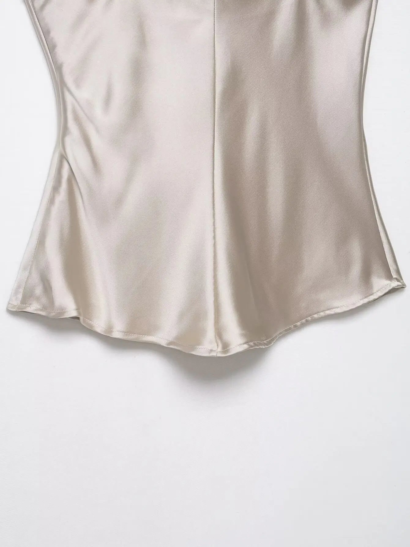 2026 New Summer Satin Textured Black Sling Tops Women Elegant V-neck Backless Tops Shirt Women Sexy Tops Club Party Tanks