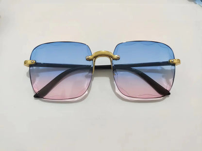 Rimless Square Sunglasses