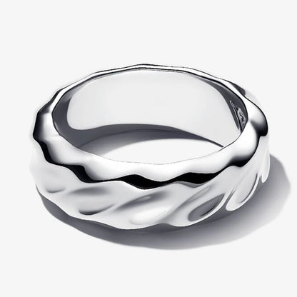 2026 New 925 Silver Love Double Layer Rose Wrong Circle Princess Noble Bow Crown Ring Exquisite DIY Charm Jewelry Gift