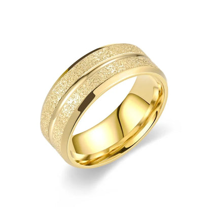Square Zircon Stainless Steel Couple Ring For Women and Men Romantic Engagement Wedding Party Jewelry Female