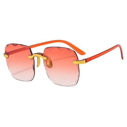 Rimless Square Sunglasses