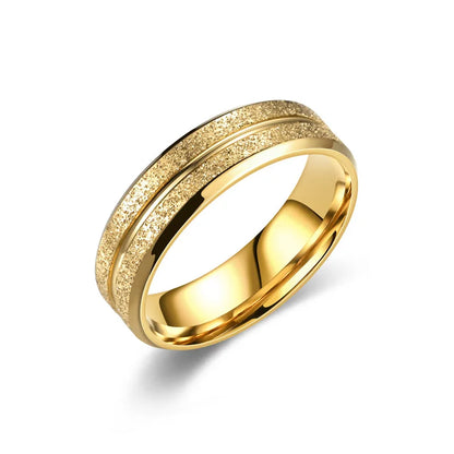 Square Zircon Stainless Steel Couple Ring For Women and Men Romantic Engagement Wedding Party Jewelry Female