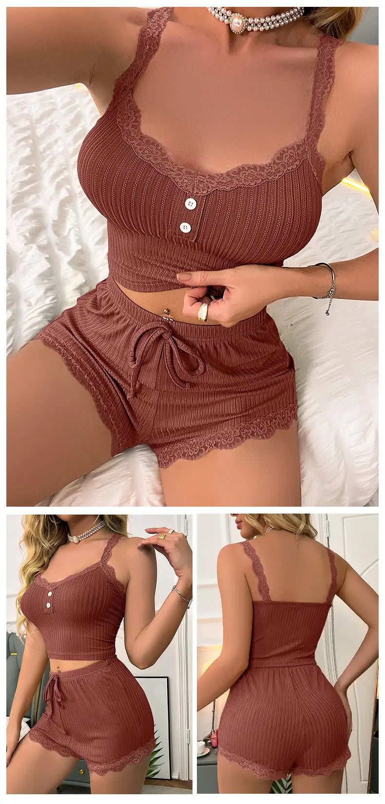 Camisole & Shorts Pajama Sets