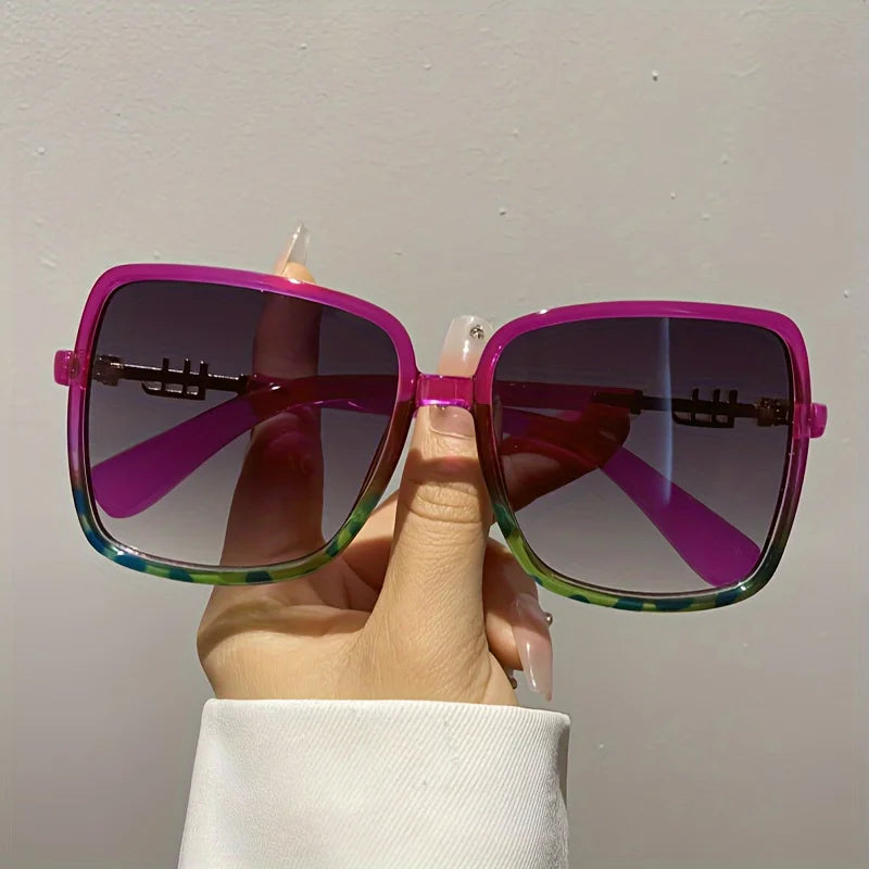 Retro Two-Tone  Sunglasses
