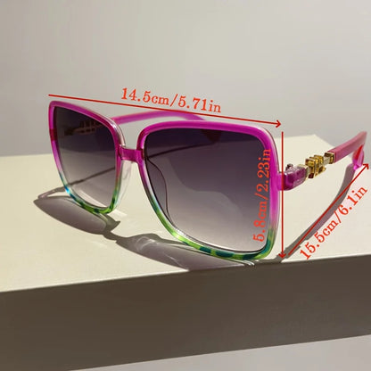 Retro Two-Tone  Sunglasses