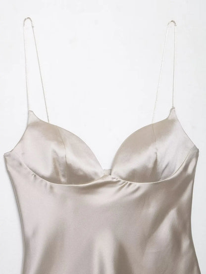 2026 New Summer Satin Textured Black Sling Tops Women Elegant V-neck Backless Tops Shirt Women Sexy Tops Club Party Tanks
