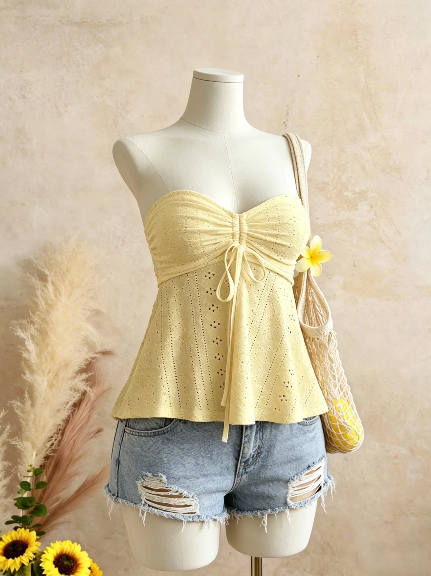 Lace Tube Top