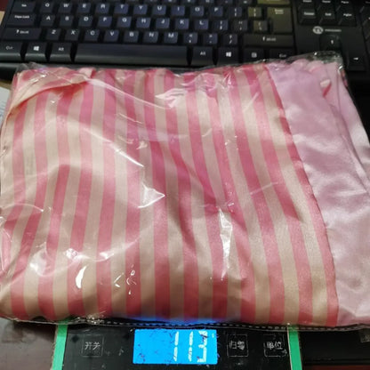 Pink Silk Robe