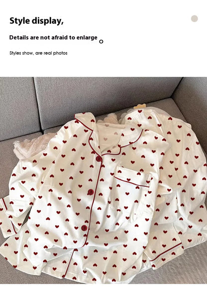 Heart Pajamas  Set