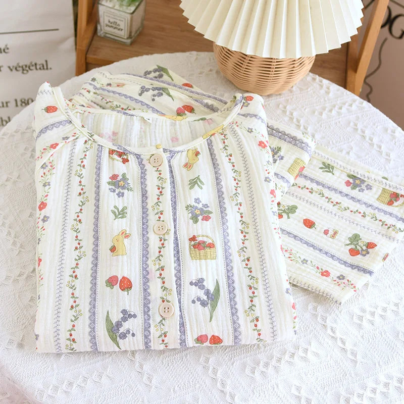 Floral Pajamas Set