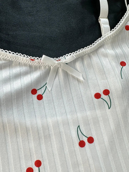 Cherry Top and Shorts Set