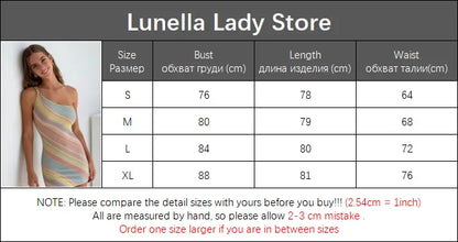 Color Blocked Knitted Long Dress Women Elegant Off Shoulder Corset High Split Vestidos 2026 Lady Daily Beach Vacation Wear New