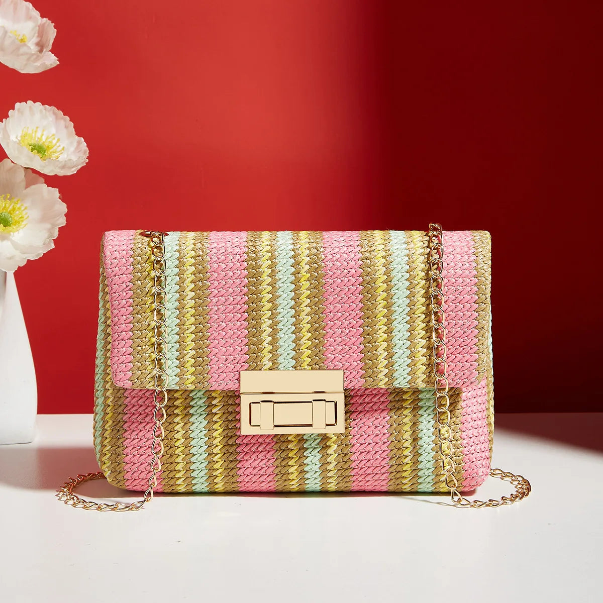 Crossbody Bag for Women Chain Strap