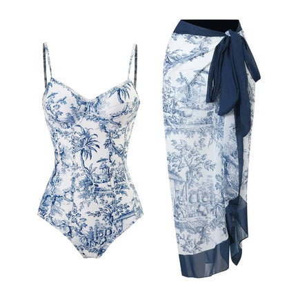 2026 New Arrival Push Up Women Bikini Set Floral Printed Ruffle Bikinis Strappy Bandage Swimwear Brazilian Biquini Bathing Suit