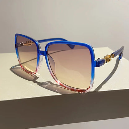 Retro Two-Tone  Sunglasses