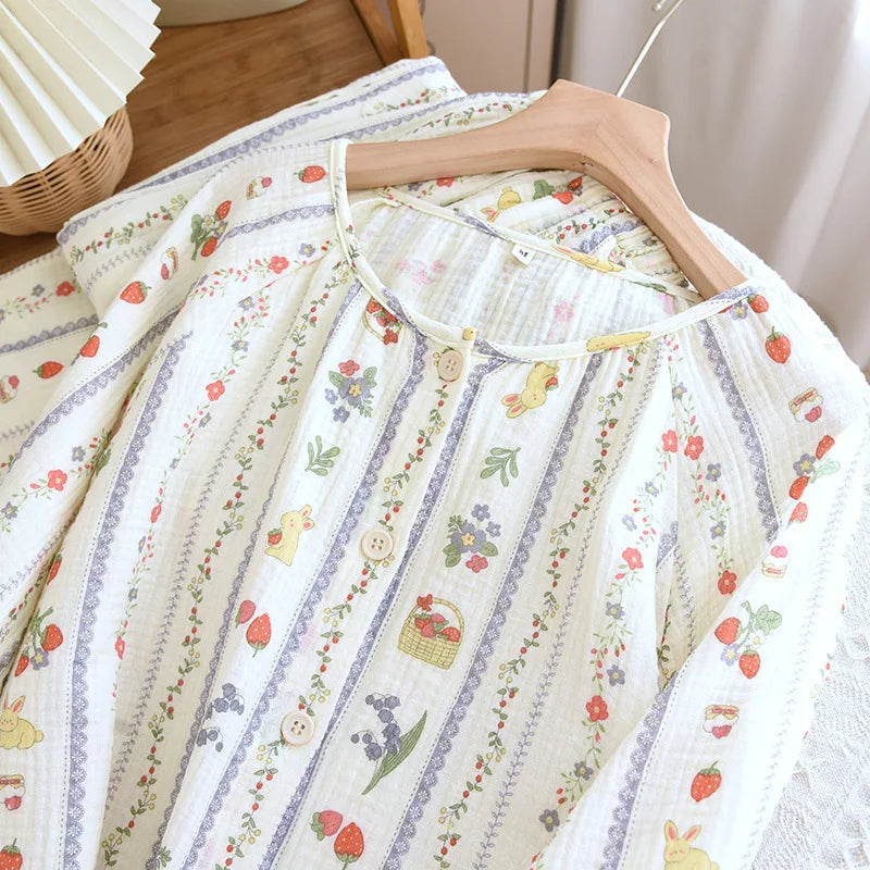 Floral Pajamas Set