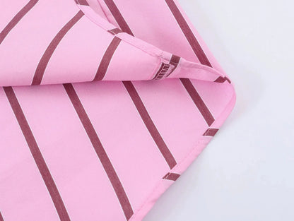 Women Blouses Tops Spring New Fashion Color Blocking Elegant Women's Shirts Tops Chic Street Single-breasted Tops