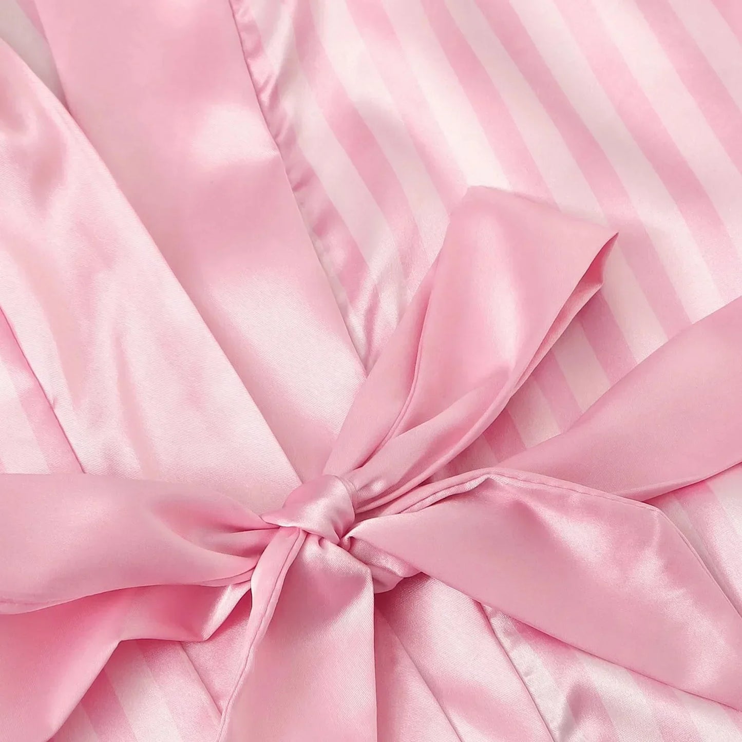 Pink Silk Robe