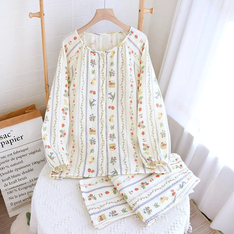 Floral Pajamas Set