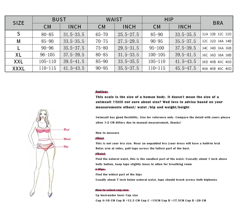 Sexy Bandeau 3 Pieces Bikinis Sexy Women Swimsuits Female Swimwear Bikini Set Bathing Suit Swimming Suits Beachwear Biquini
