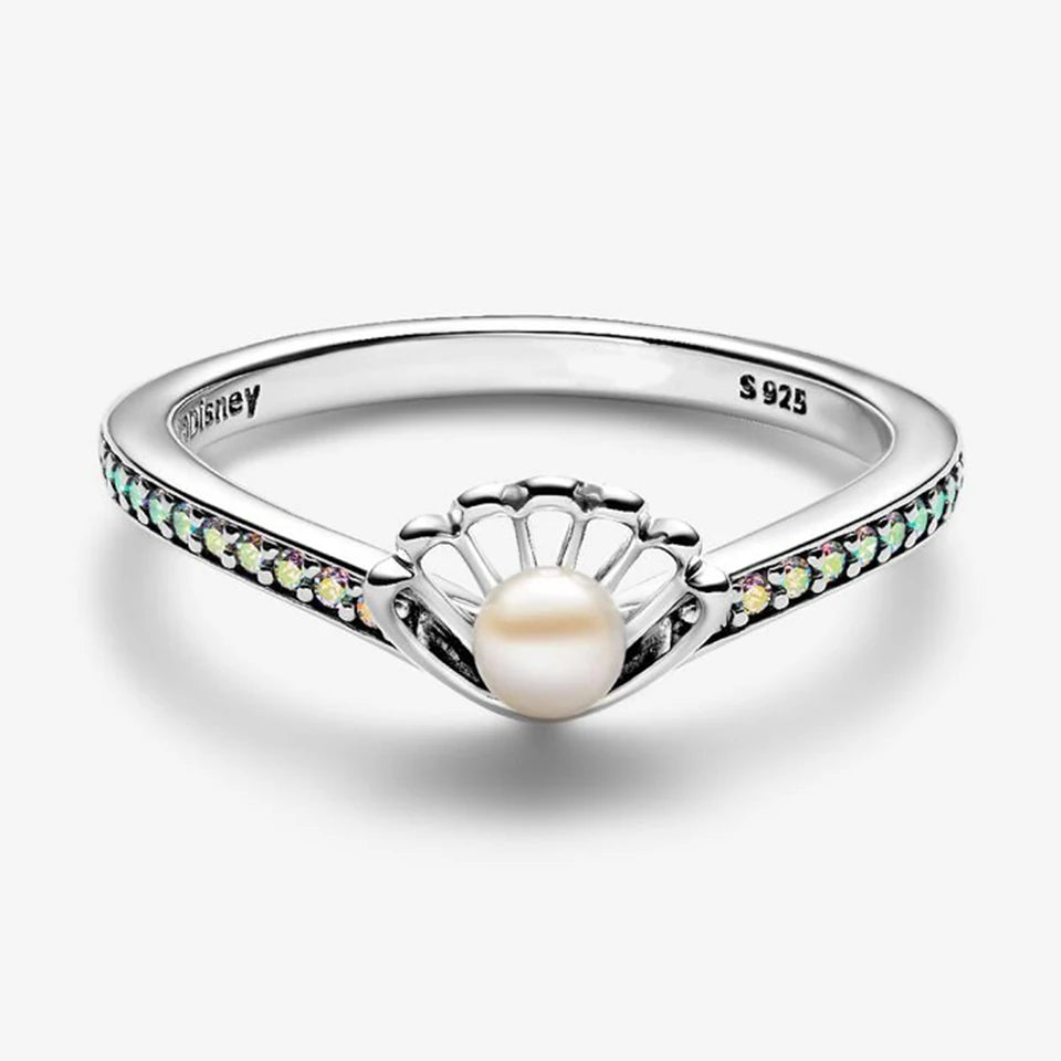 2026 New 925 Silver Love Double Layer Rose Wrong Circle Princess Noble Bow Crown Ring Exquisite DIY Charm Jewelry Gift