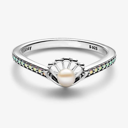 2026 New 925 Silver Love Double Layer Rose Wrong Circle Princess Noble Bow Crown Ring Exquisite DIY Charm Jewelry Gift