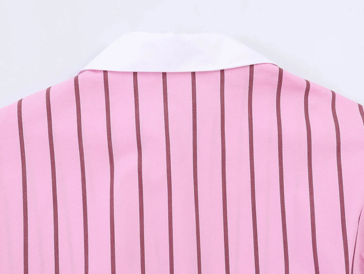 Women Blouses Tops Spring New Fashion Color Blocking Elegant Women's Shirts Tops Chic Street Single-breasted Tops