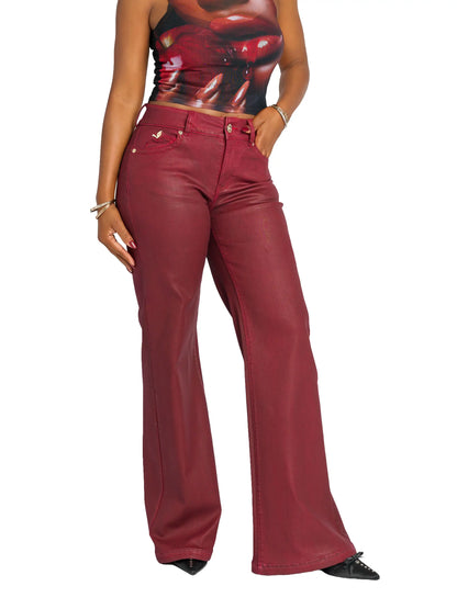 Wide-Leg Jean - Red Delicious